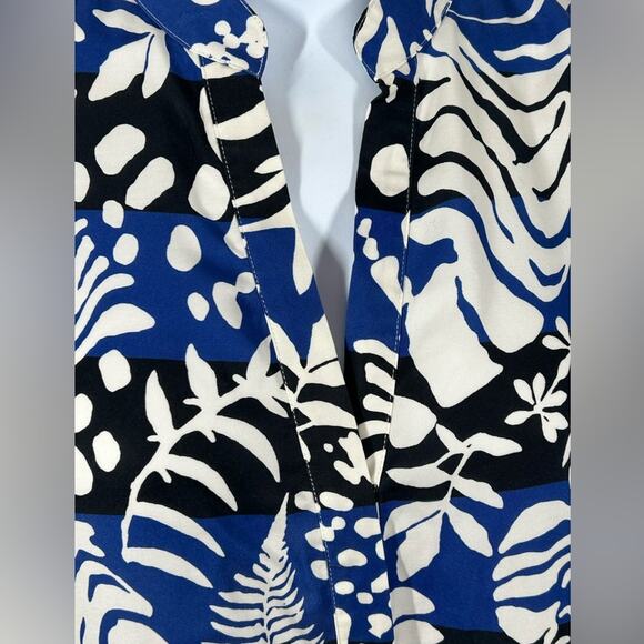 Mara Hoffman Anguilla Shirtdress Sleeveless Tropical Print Size Medium - Picture 12 of 16